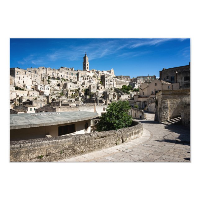 Sassi di Matera old city Photo Print (Front)