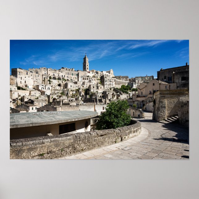 Sassi di Matera old city Poster (Front)
