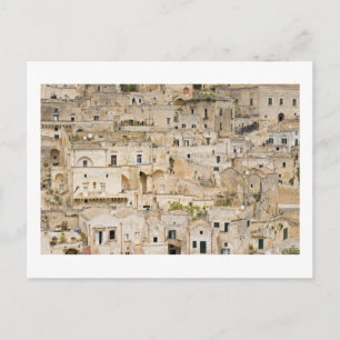 Sassi Houses, Matera, Basilicata, Italy Postcard