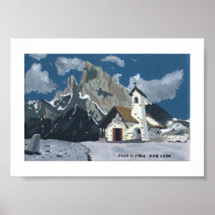 Sasso di Stria Poster