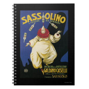 Sassolino Liquore da Dessert Promotional Notebook