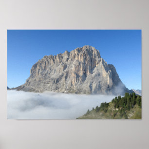 Sassolungo Dolomites Poster
