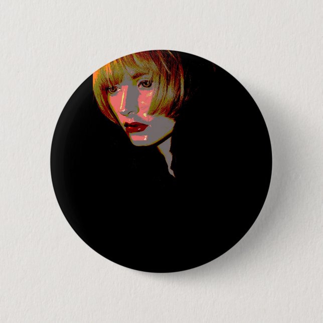 Sassoon Crop 6 Cm Round Badge (Front)