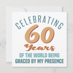 Sassy 60th Birthday Attitude Card