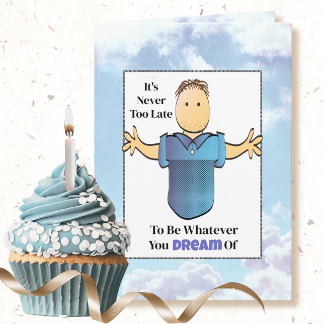 Sassy 60th Birthday Male Cartoon Funny Saying  Card (Creator Uploaded)