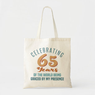 Sassy 65th Birthday Attitude Tote Bag