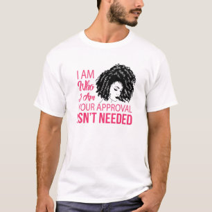 Sassy African American Black Pride Afro Ladies Mel T-Shirt
