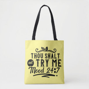 Sassy and Sarcastic Tote Bag with Attitude