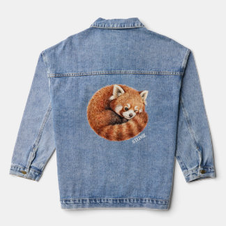 Sassy Animal Red Panda Denim Jacket