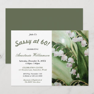SASSY AT 60 PARTY INVITATION