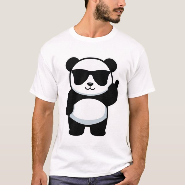Sassy Attitude Unbothered Panda T-Shirt (Front)