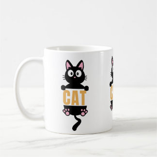 Sassy Black Cat,black cat mug,Cat Lover Gift,i lov Coffee Mug