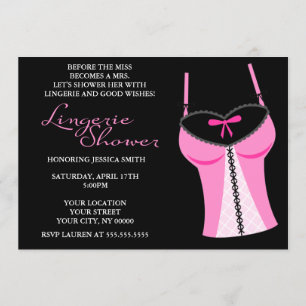 Sassy Bridal Shower Invitation