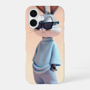 Sassy Bunny Charm Cute & Protective iPhone 16 Cas Case