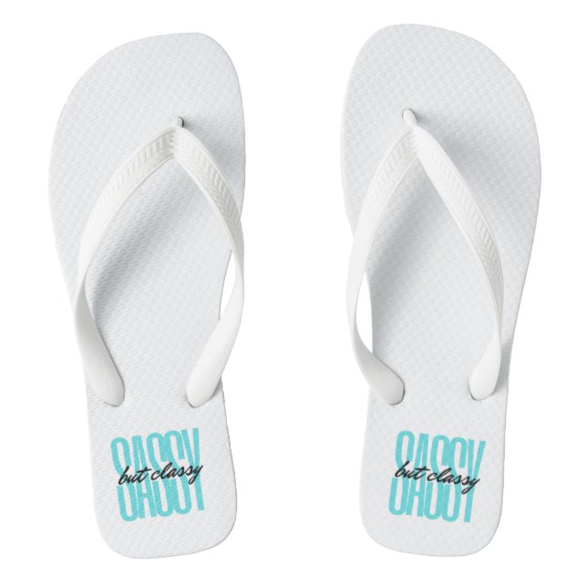 Sassy But Classy Pair of Flip Flops (Footbed)
