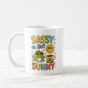 Sassy But Sunny – Funny Frog Summer  Coffee Mug