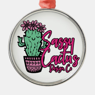 Sassy Cactus Design Co [logo 1] Metal Tree Decoration