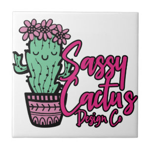 SASSY CACTUS DESIGN GO [logo 1] Tile