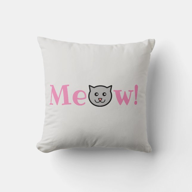 Sassy Cat Pillow (Front)