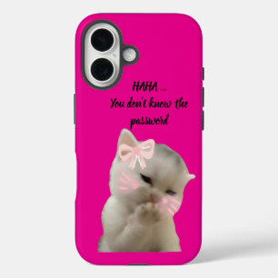 Sassy Cat Pink Phone Case