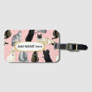 SASSY CATS LUGGAGE TAG
