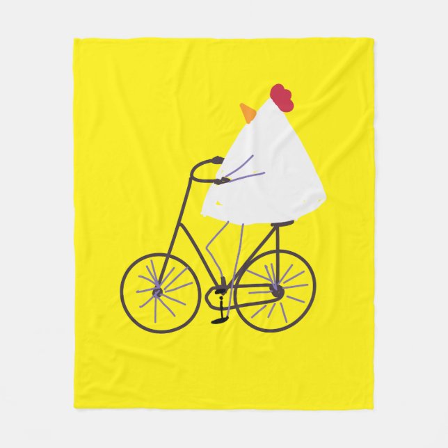Sassy chicken fleece blanket (Front)