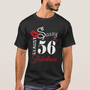Sassy Classy 56 Fabulous Red T-Shirt