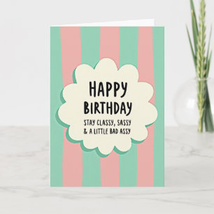 Sassy Cloud Birthday Card