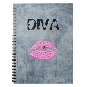 Sassy Diva Lips Notebook