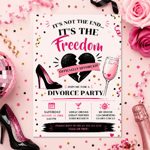 Sassy Divorce Party Celebration Party Invitation
