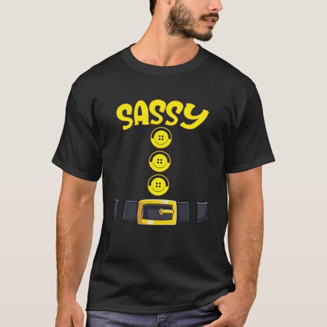 Sassy Dwarf Matching Group Halloween Family Costum T-Shirt (Front)