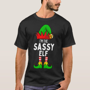 Sassy Elf Matching Family Christmas T-Shirt