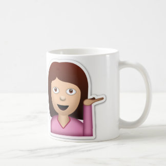 Sassy emoji coffee mug