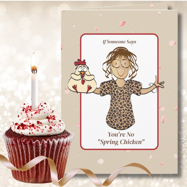 Sassy Ethnic Female Cartoon Funny Saying Birthday  Card (Creator Uploaded)