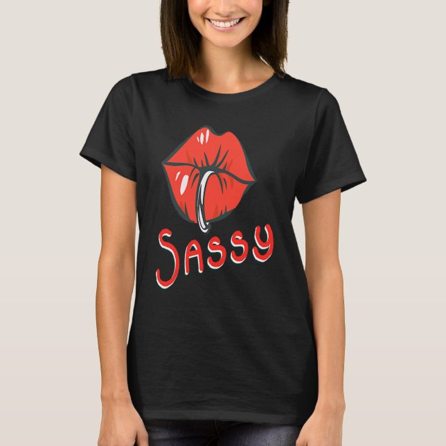 Sassy Fabulous Sarcastic And With Attitude Cute Ki T-Shirt (Front)