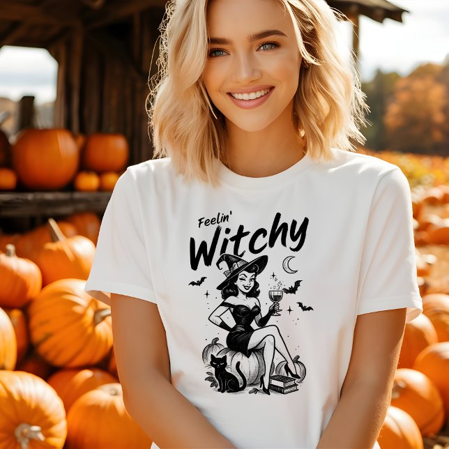 Sassy Feelin' Witchy Halloween Tshirt (Creator Uploaded)