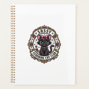 Sassy Feminine Cat Funny Cat Lover Design - Sassy Planner