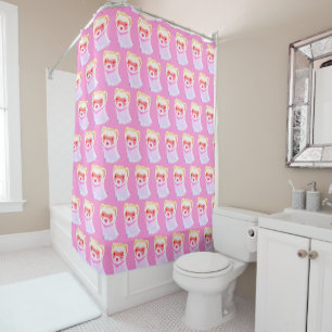 Sassy Ferret In Rainbow Colours Shower Curtain