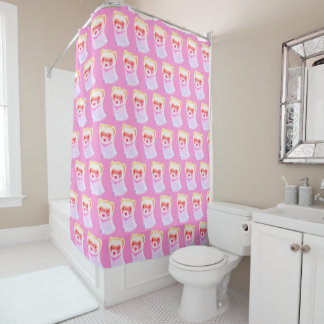 Sassy Ferret In Rainbow Colours Shower Curtain