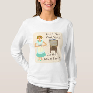 Sassy Fifties Gamer Funny Kitsch Fifties Housewife T-Shirt