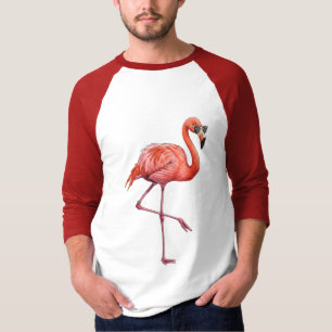 Sassy Flamingo Retro Vintage T-Shirt
