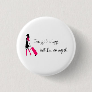 Sassy Flight Attendant Pin