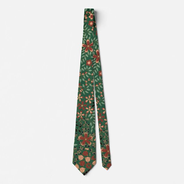 Sassy floral patterned Neck Tie (Front)