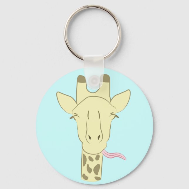 Sassy Giraffe Key Chain (Front)