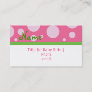 Sassy Girl Business Cards