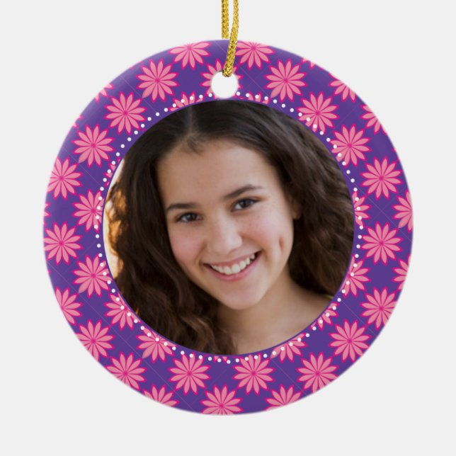 Sassy Girl Photo Ornament (Front)