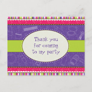 Sassy Girl Thank You Postcard