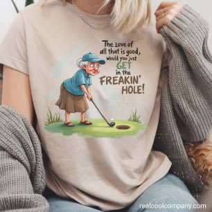 Sassy Grandma Get in the Freaking Hole Tri-Blend Shirt