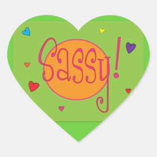 Sassy Heart Sticker