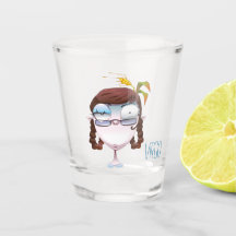 Sassy Humour Virgo Zodiac Shot Glass
